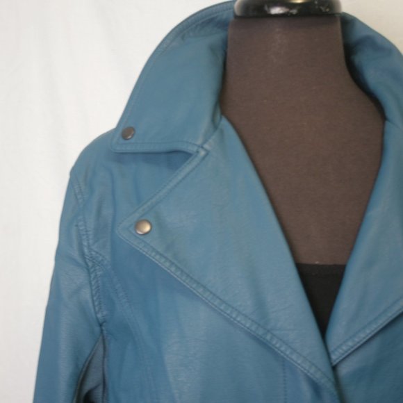 Mid-weight Teal Jacket with Comfort Panels at sides - Picture 2 of 7